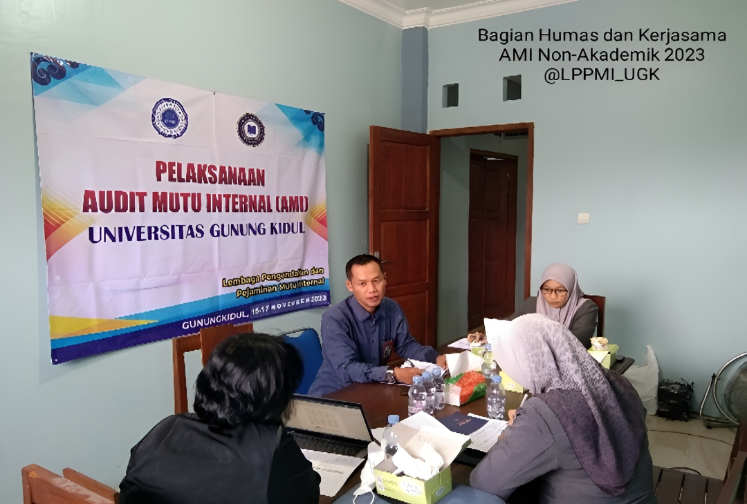 Audit Mutu Internal (AMI) Non Akademik Universitas Gunung Kidul Tahun 2023